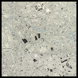 Mapa antiguo personalizado de King's Cross 