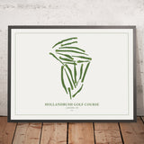 Hollandbush Golf Course: Modern Golf Course Map