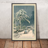 Tempio Honmon a Ikegami di Hasui Kawase, 1935 