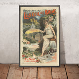 Póster de viaje de Luxeuil-les-Bains: Chemins de fer de l’Est de Pal, 1897 