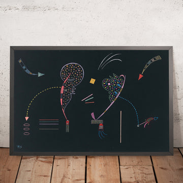 A framed image of 