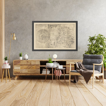 Portolan Mappa Mundi par Christophe Colomb, 1492 : Conquête de Grenade, Âge des découvertes 