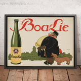 Boa-Lie Vintage Drinks Advertising Poster by Julius Klinger, 1911