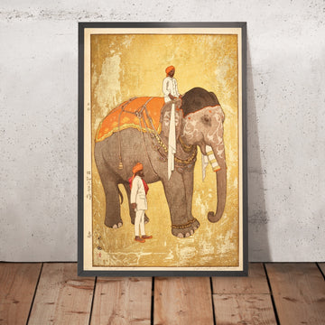 A framed image of 
