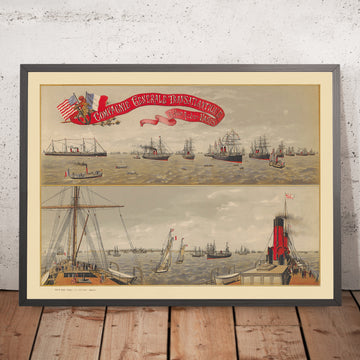 A framed image of 