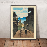 Automne à Arayu, Shoibara par Hasui Kawase 1935 
