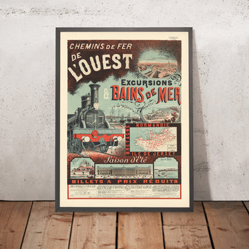 A framed image of 