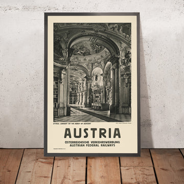 A framed image of 