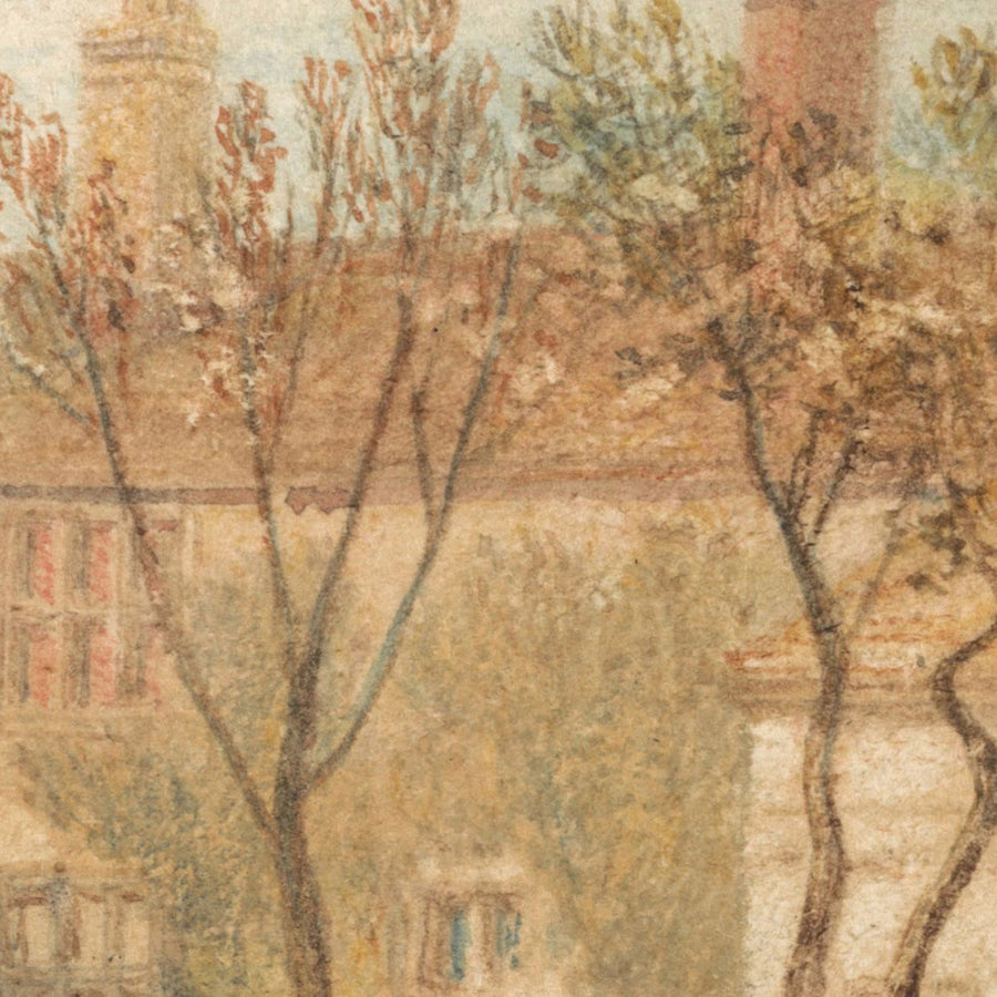 Steeton Manor House vicino a Farnley di Turner, 1815 