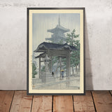 Tempio Zensetsu a Sanshu di Hasui Kawase, 1937 