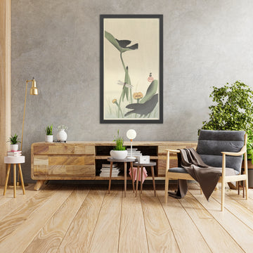 A framed image of 