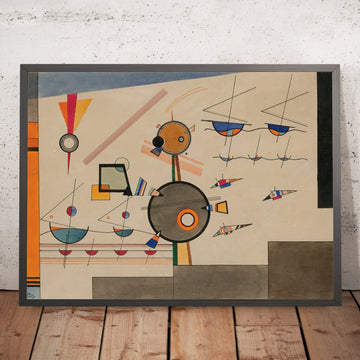 A framed image of 