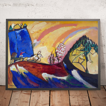 A framed image of 