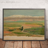 Mountains near Baalbec by Frederic Edwin Church, 1868