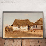 Two Houses in Barranquilla, Colombia by Frederic Edwin Church, 1853
