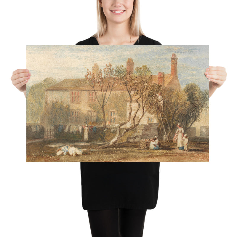 Steeton Manor House vicino a Farnley di Turner, 1815 