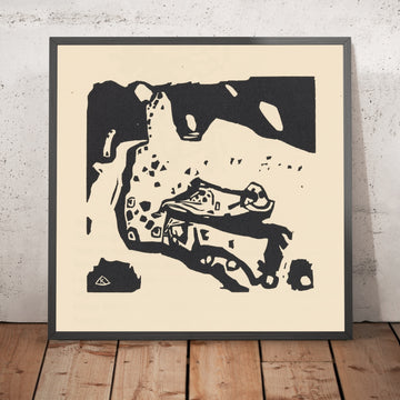 A framed image of 