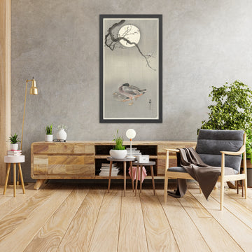 A framed image of 