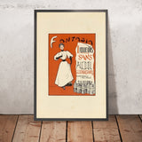 Fantasia Vintage Non-Alcoholic Liqueur Poster by Armand Henrion, 1897