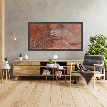 A framed image of 