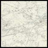 Mappa Antica Personalizzata di Woking 