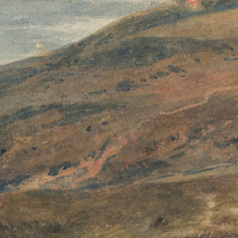 Dartmoor : La source du Tamar et du Torridge par Turner, 1813 