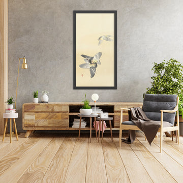 A framed image of 