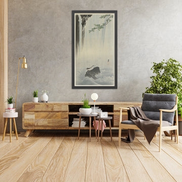 A framed image of 