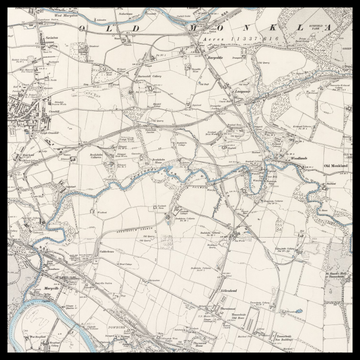 An old Ordnance Survey map of Uddingston
