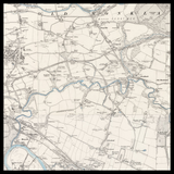Personalised Old Map of Uddingston