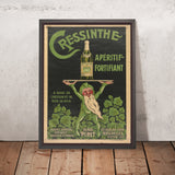 Cressinthe Vintage Aperitif Poster by Mac Géo, 1912