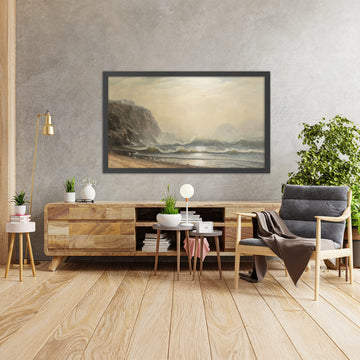 A framed image of 