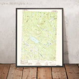 Map of New London, New Hampshire by USGS, 1987 – Pleasant Lake, Wilmot & Danbury