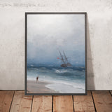 Stormy Coast by Ivan Konstantinovich Aivazovsky, 1817
