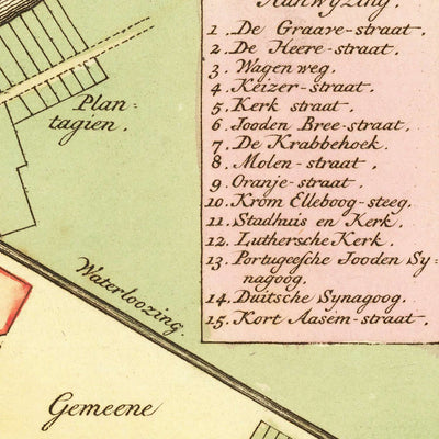 Rare Colonial Map of Suriname & Berbice by Tirion, 1760: Paramaribo Inset, Plantations, Rivers, Indigenous Villages, Colonial Borders
