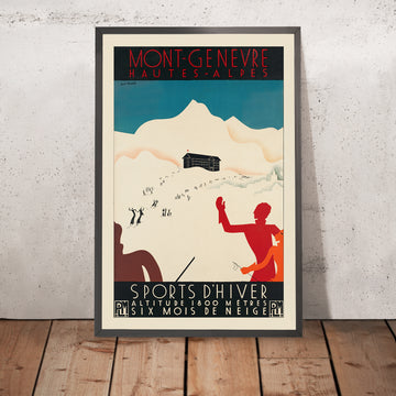 A framed image of 