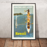 Hawaii Travel Poster by Stanley Galli, 1960