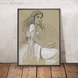 Jaroslava Muchová by Alphonse Mucha, 1860