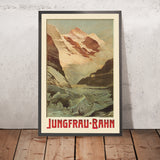 Jungfrau Travel Poster: Jungfrau-Bahn by Anton Reckziegel, 1910