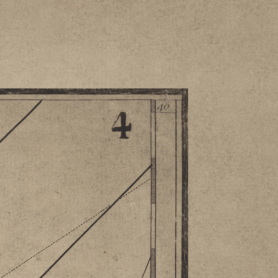 Ancien tableau nautique d&