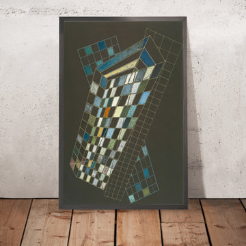 A framed image of 