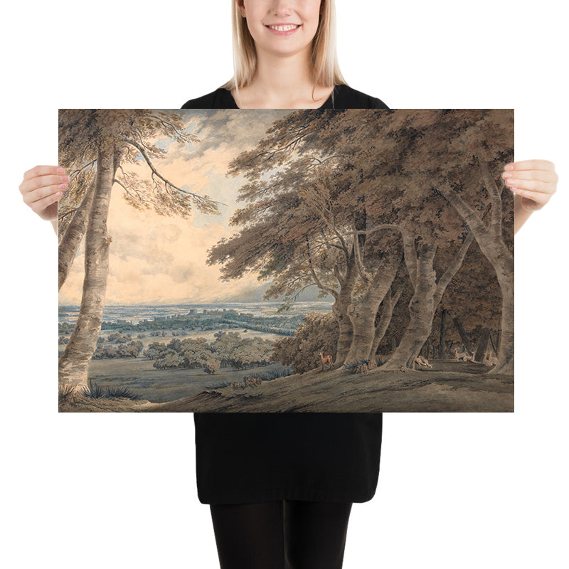 Windsor y el Castillo de Windsor por Turner, 1798 