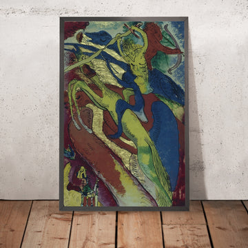 A framed image of 