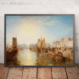 Le port de Dieppe par Turner, 1826 