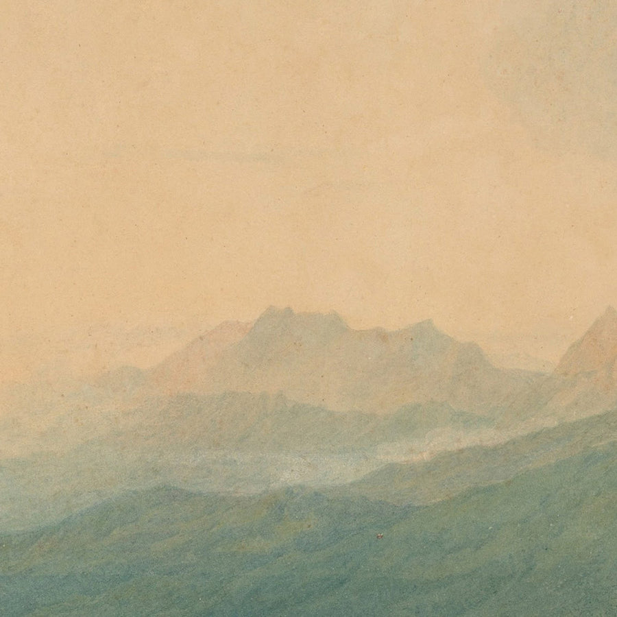 Le lac Léman et le mont Blanc par Turner, 1802 