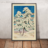 Alberi di Pino Dopo la Neve di Hasui Kawase 1935 