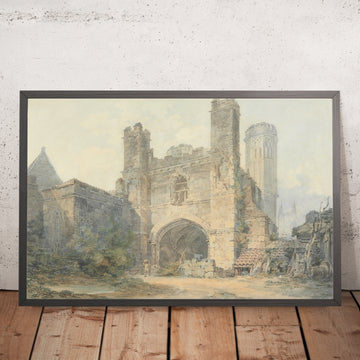A framed image of Saint Augustine’s Gate Canterbury (JMW Turner) by Turner, 1793