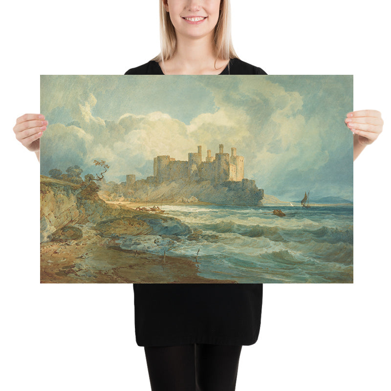 Conway Castle, North Wales by Turner, 1798