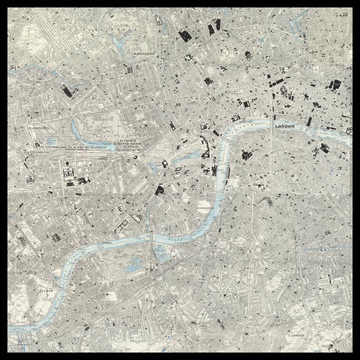 An old Ordnance Survey map of Borough of Westminster