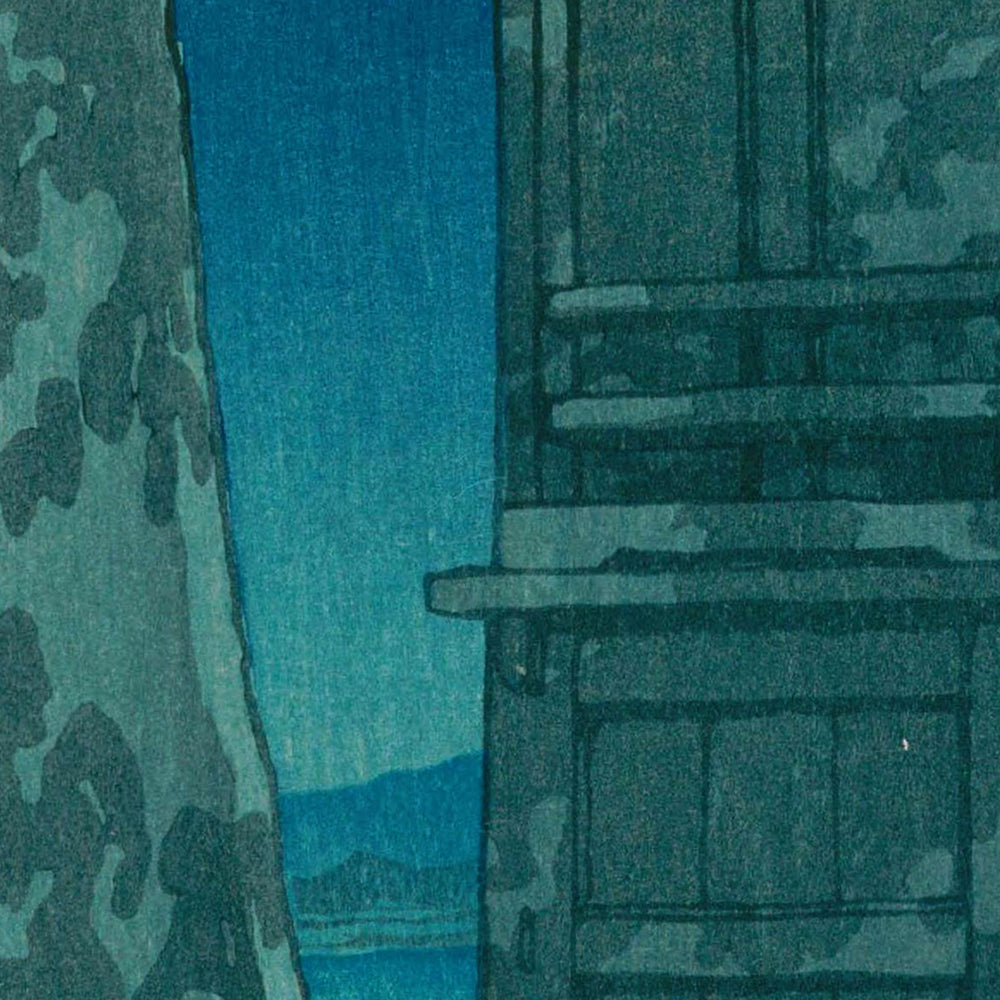 Hachirogata Lagoon in Akita by Hasui Kawase, 1935